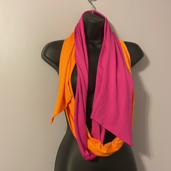 ZAFUL Halter Crop Top Criss Cross Wrap Tank Top OS Pink Orange - Picture 2 of 15